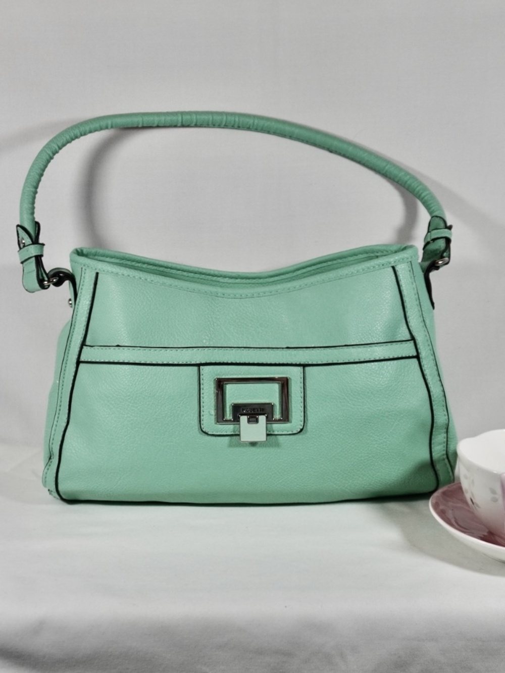 Vintage, never used, green Rosetti handbag